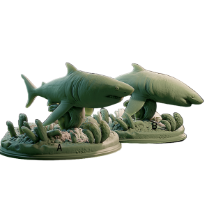 Créature fantastique-Figurine requin blanc