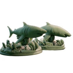 Créature fantastique-Figurine requin blanc