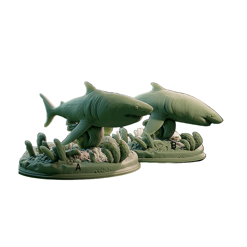Créature fantastique-Figurine requin blanc