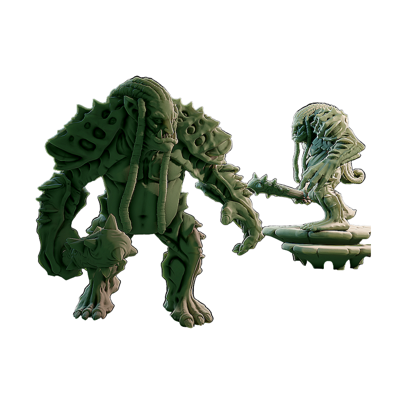 Créature fantastique-Figurine orc des mers 1