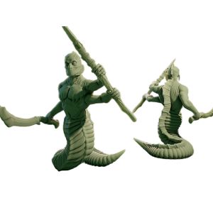 L'appel de Cthulhu-Figurine Gnor avec lance