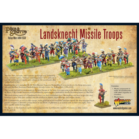Pike and Shotte-Landsknechts missile troops
