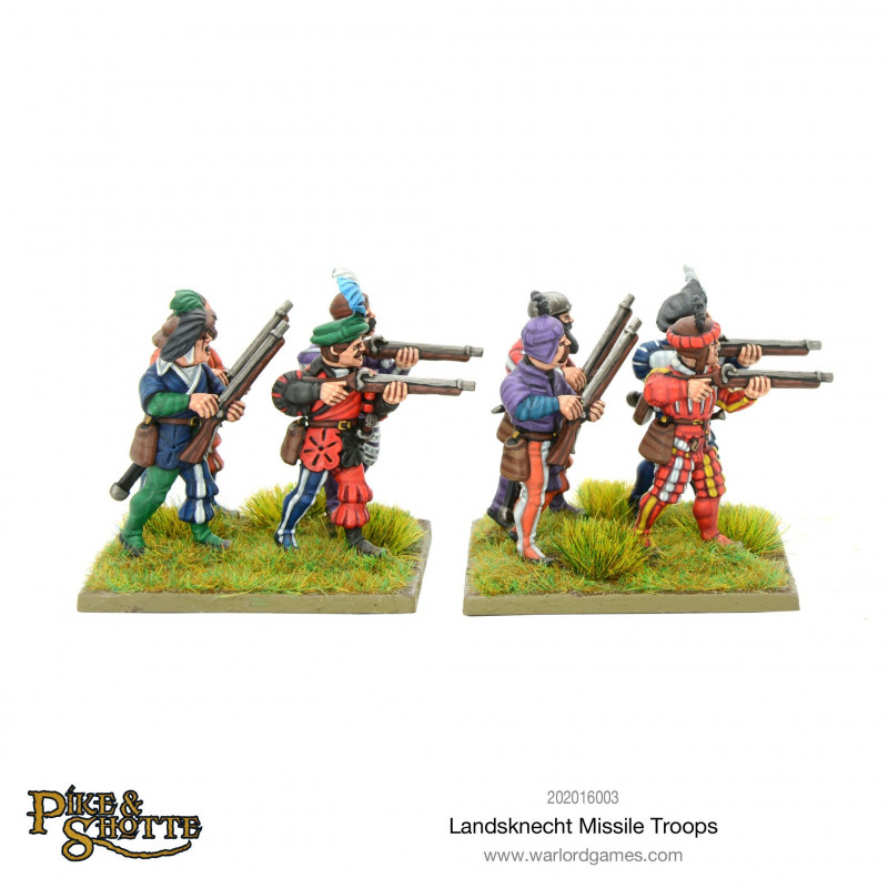 Pike and Shotte-Landsknechts missile troops