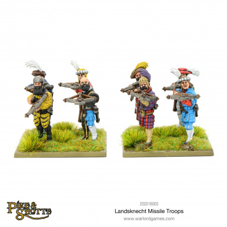 Pike and Shotte-Landsknechts missile troops