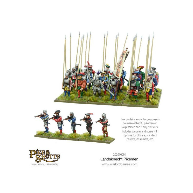 Pike and Shotte-Landsknechts Pikemen