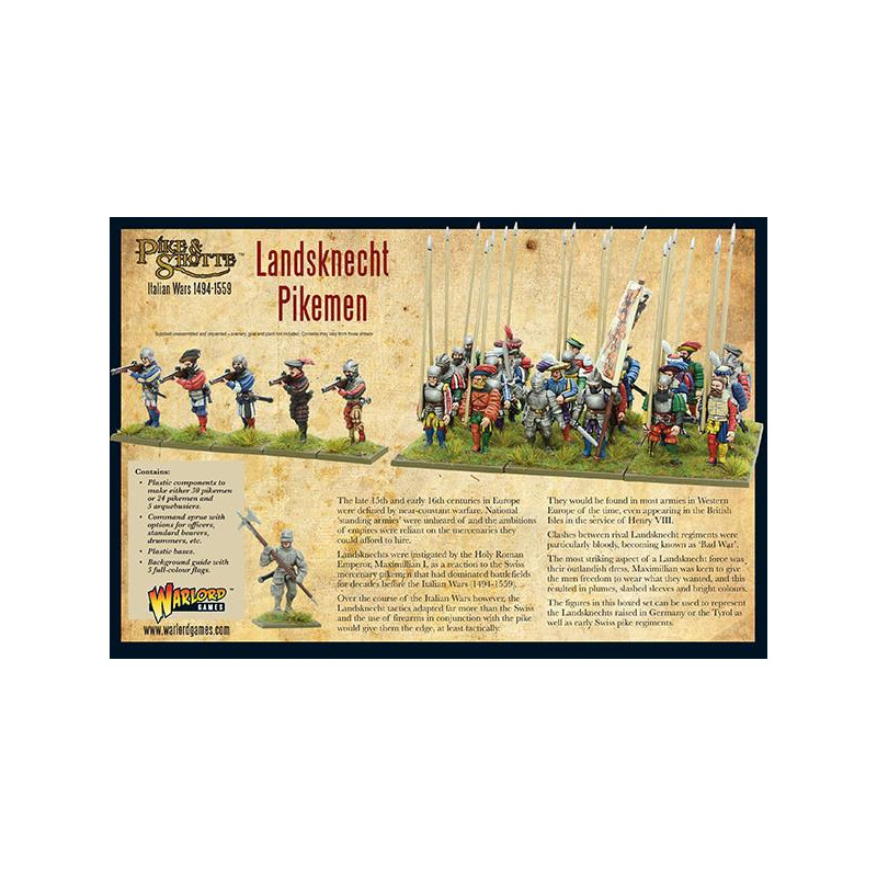 Pike and Shotte-Landsknechts Pikemen