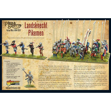 Pike and Shotte-Landsknechts Pikemen