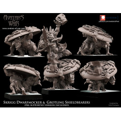 Avatars Of War 3D-Roi gobelin sur bouclier (2)