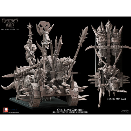Avatars Of War 3D-Char à sangliers