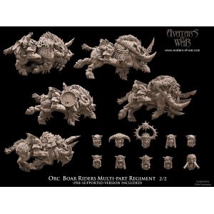 Avatars of war 3D-Kit Gobelins sur loups X 5 (2)