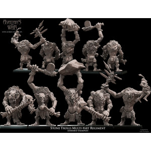 Avatars Of War -Kit Trolls de pierre