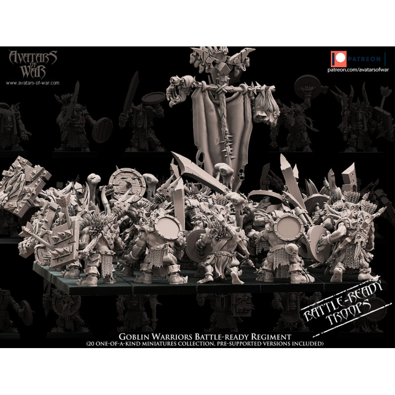 Avatars Of War 3D-Régiment de gobelins X 20