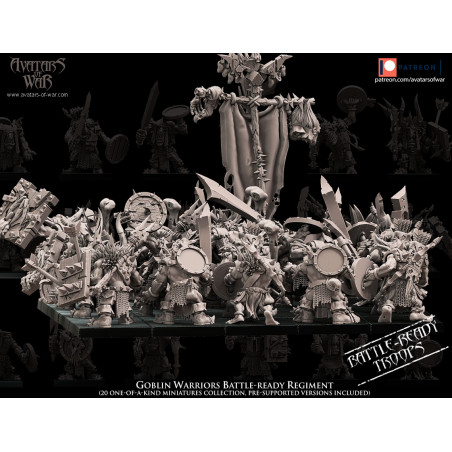 Avatars Of War 3D-Régiment de gobelins X 20