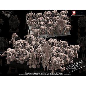 Avatars Of War 3D-Battle Ready Régiment hommes bêtes X 20