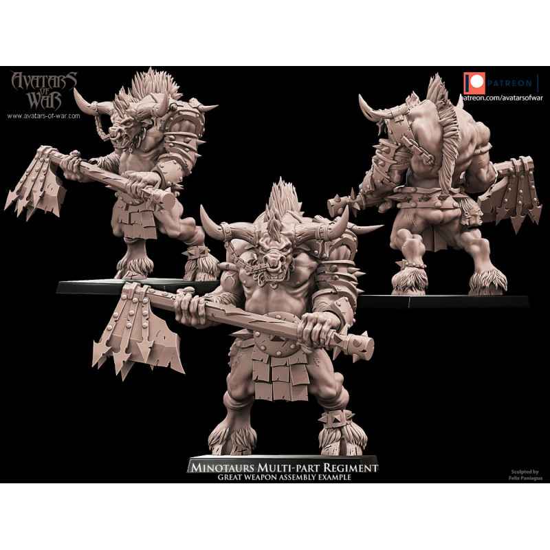Avatars Of War 3D-Kit Hommes Bêtes X 5