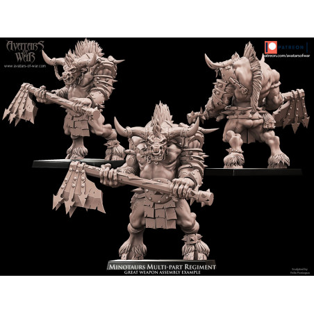 Avatars Of War 3D-Kit Hommes Bêtes X 5