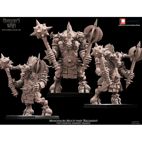 Avatars Of War 3D-Kit Hommes Bêtes X 5