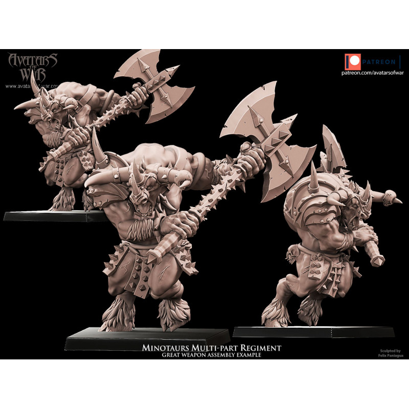 Avatars Of War 3D-Kit Hommes Bêtes X 5