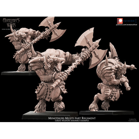 Avatars Of War 3D-Kit Hommes Bêtes X 5
