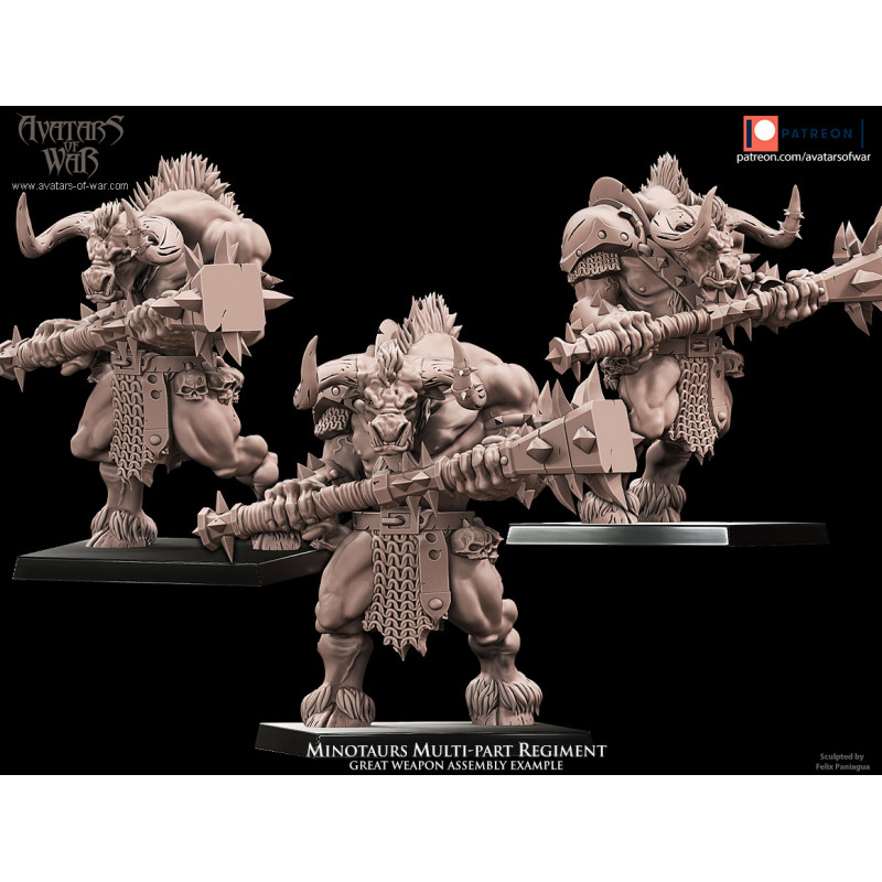 Avatars Of War 3D-Kit Hommes Bêtes X 5