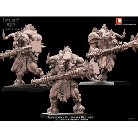 Avatars Of War 3D-Kit Hommes Bêtes X 5