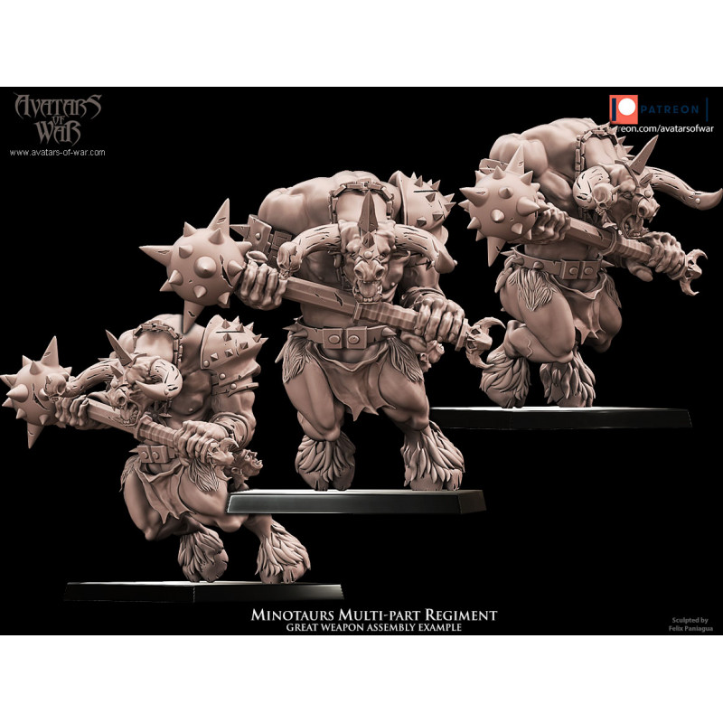 Avatars Of War 3D-Kit Hommes Bêtes X 5