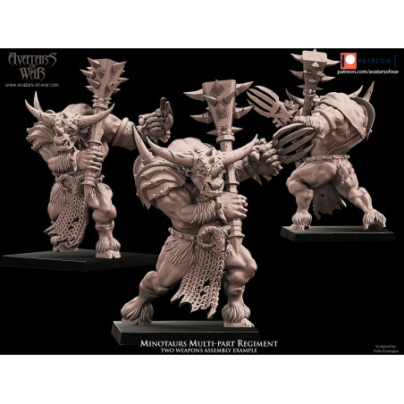 Avatars Of War 3D-Kit Hommes Bêtes X 5