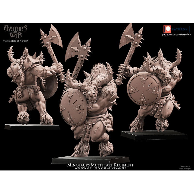 Avatars Of War 3D-Kit Hommes Bêtes X 5