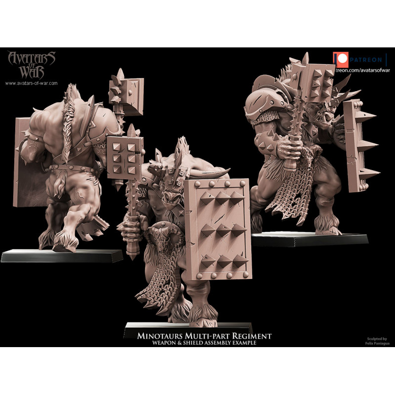 Avatars Of War 3D-Kit Hommes Bêtes X 5