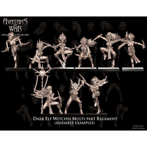 Avatars Of War 3D-Kit furies elfes noirs X 5