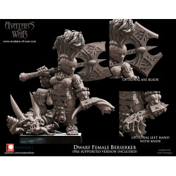 Avatars Of War 3D-Seigneur Berserker Nain