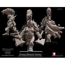 Avatars Of War 3D-Chasseresse de dragon naine (2)