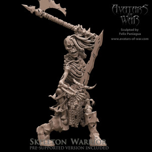 Avatars of War-Squelette deux armes