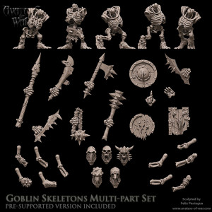 Avatars of War-Kit squelettes Gobelins