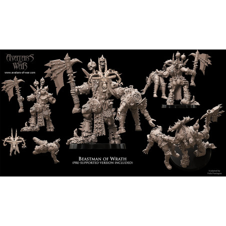 Figurines Avatars of War - Héros et guerriers épiques pour vos wargames