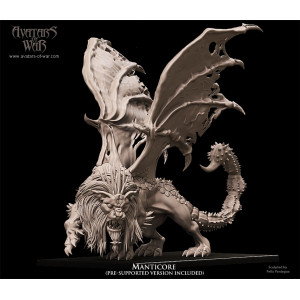 Avatars Of War 3D  Elfe noir  Manticore