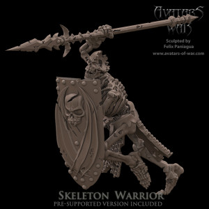 Avatars of War-Lancier squelette 1