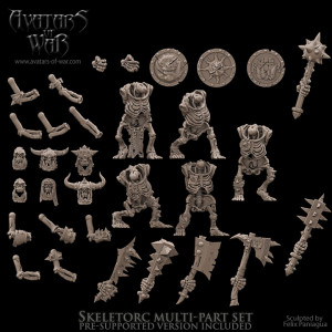 Avatars of War-Kit  squelettes Orques