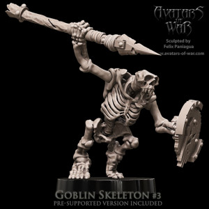 Avatars of War-Squelette gobelin lance