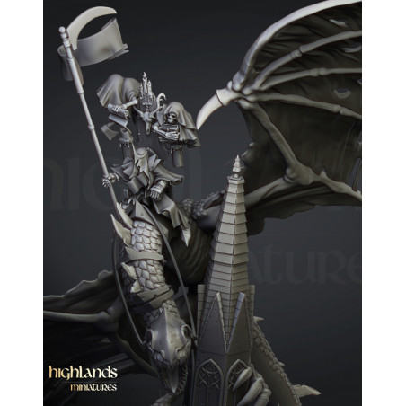 Higland Miniature 3D-Ezekiel Lord necromancer