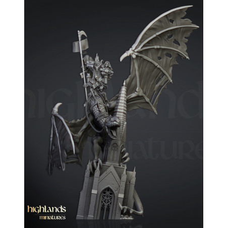 Higland Miniature 3D-Ezekiel Lord necromancer