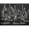 Higland Miniature Transilvanya - Skeletons Warriors with spears
