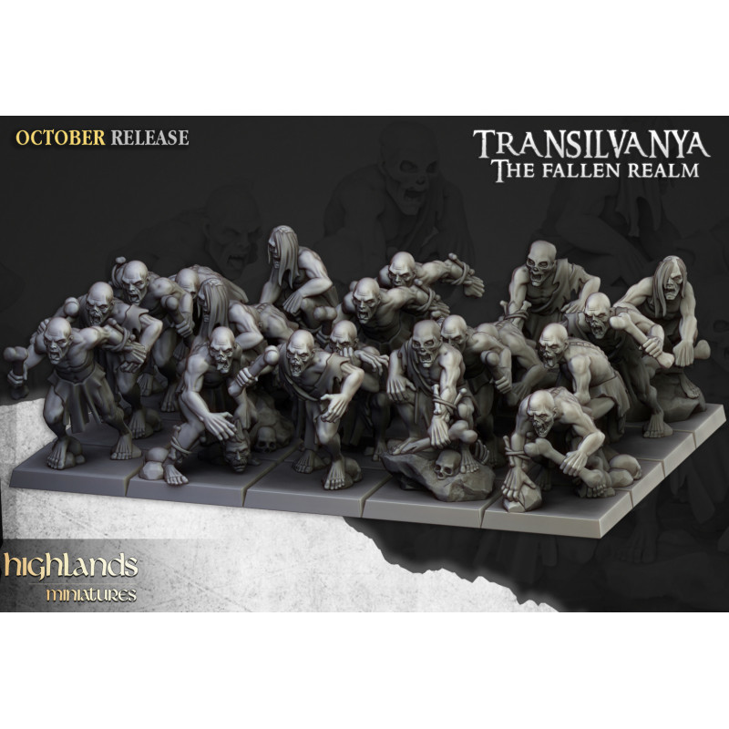 Higland Miniature Transilvanya - Ghouls unit