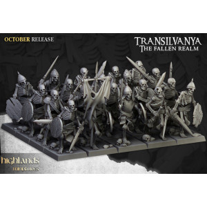 Higland Miniature Transilvanya - Skeleton warriors with swords