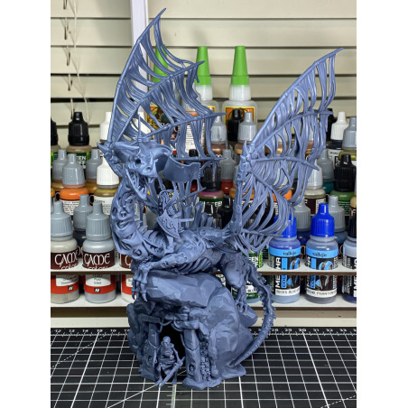 Higland Miniature Transilvanya - Vampire lady on zombie dragon