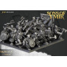 Higlands Miniatures 3D-Guerriers nains armes et boucliers