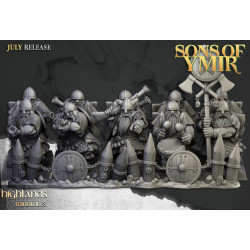 Higlands Miniatures 3D-Arquebusiers nains (2)