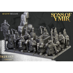 Higlands Miniatures 3D-Mineurs nains