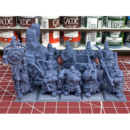 Higlands Miniatures 3D-Mineurs nains