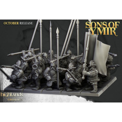 Higlands Miniatures 3D-Lanciers nains (2)